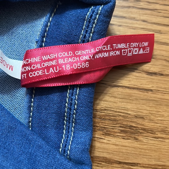 Pink Latte Jean Jacket Size 4/5 NWT - Picture 5 of 5